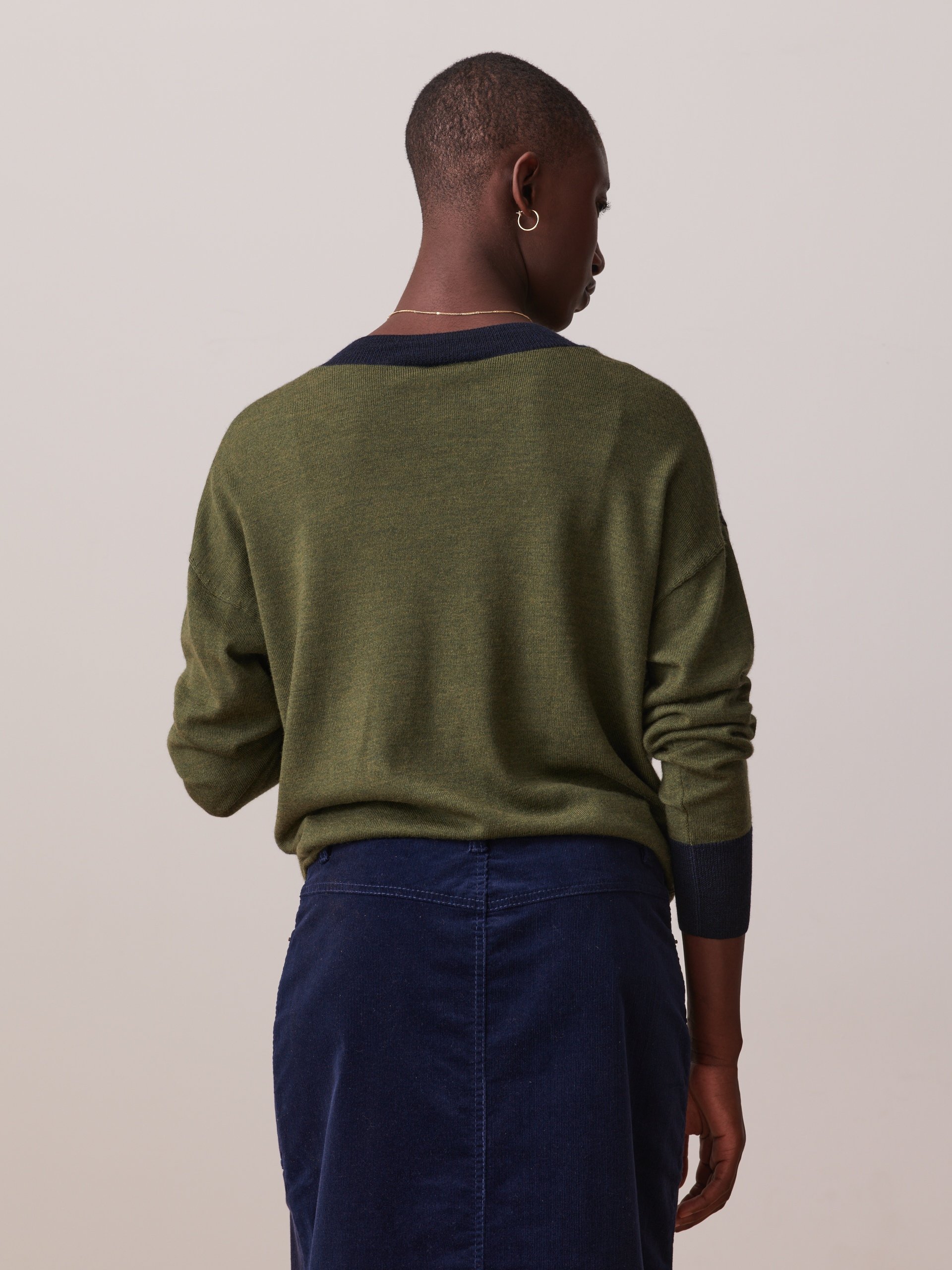 PULL ORSO  Militaire , Pr&ecirc;t-&agrave;-porter Bensimon