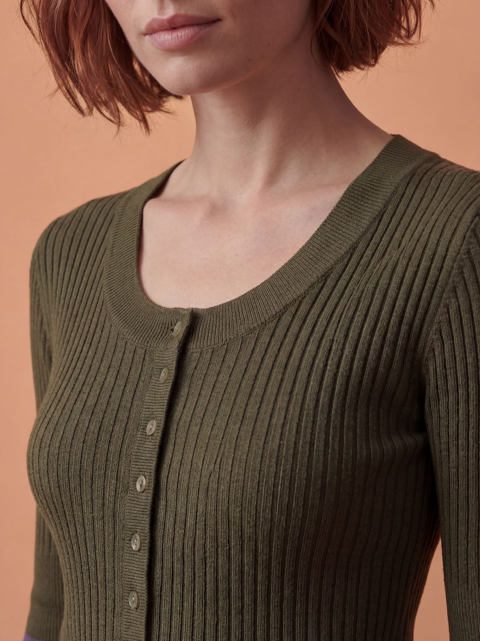 PULL OREN  Militaire , Pr&ecirc;t-&agrave;-porter Bensimon