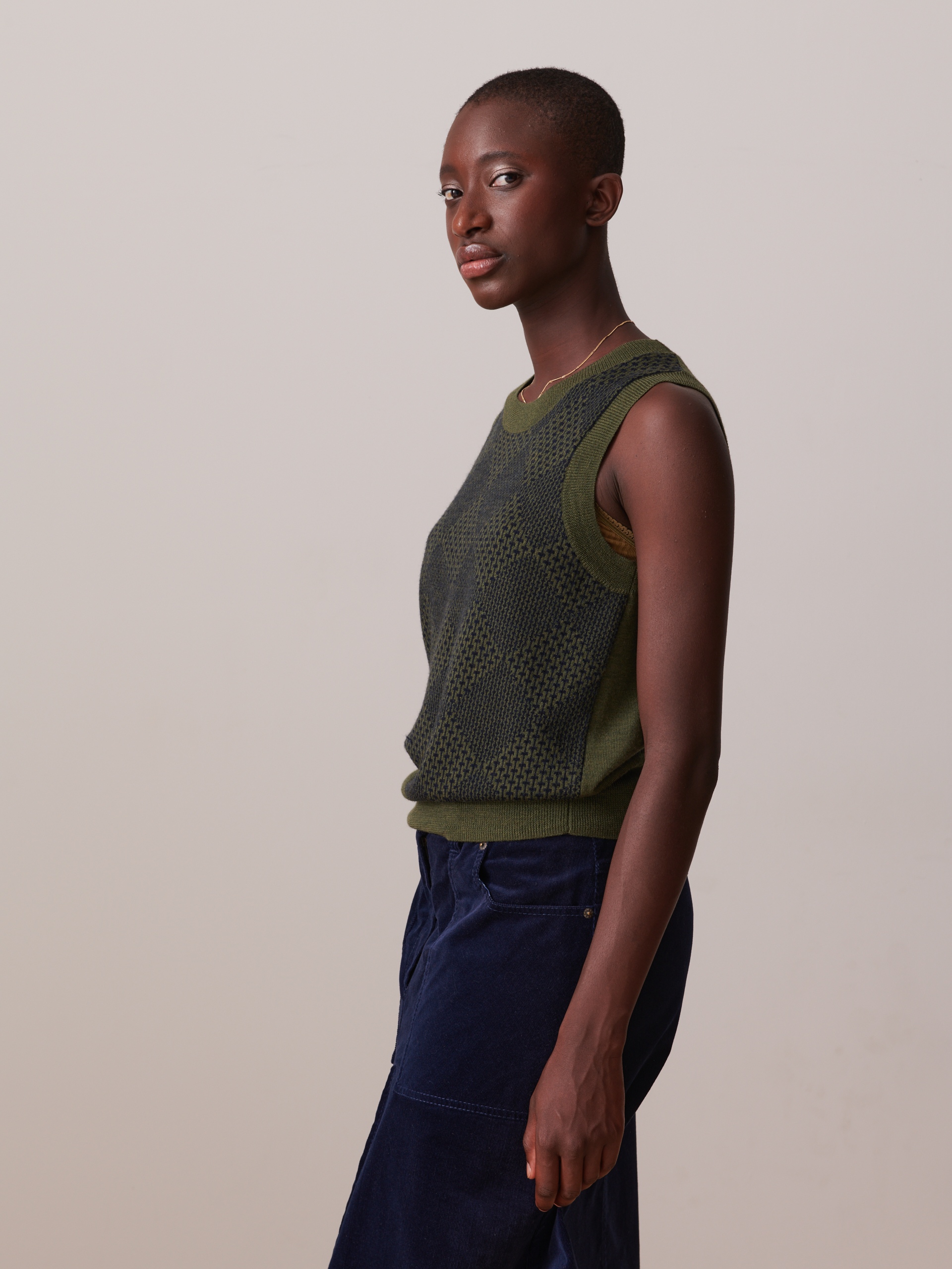PULL OLIA Militaire , Prêt-à-porter Bensimon