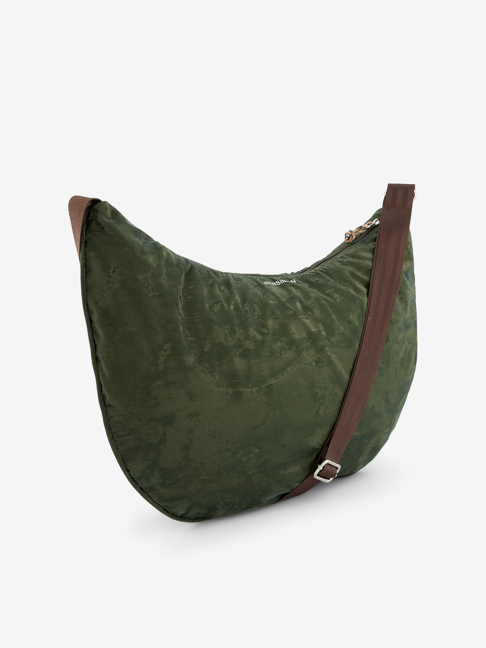 HALF MOON BAG L  Militaire , Sacs & Bagages Bensimon
