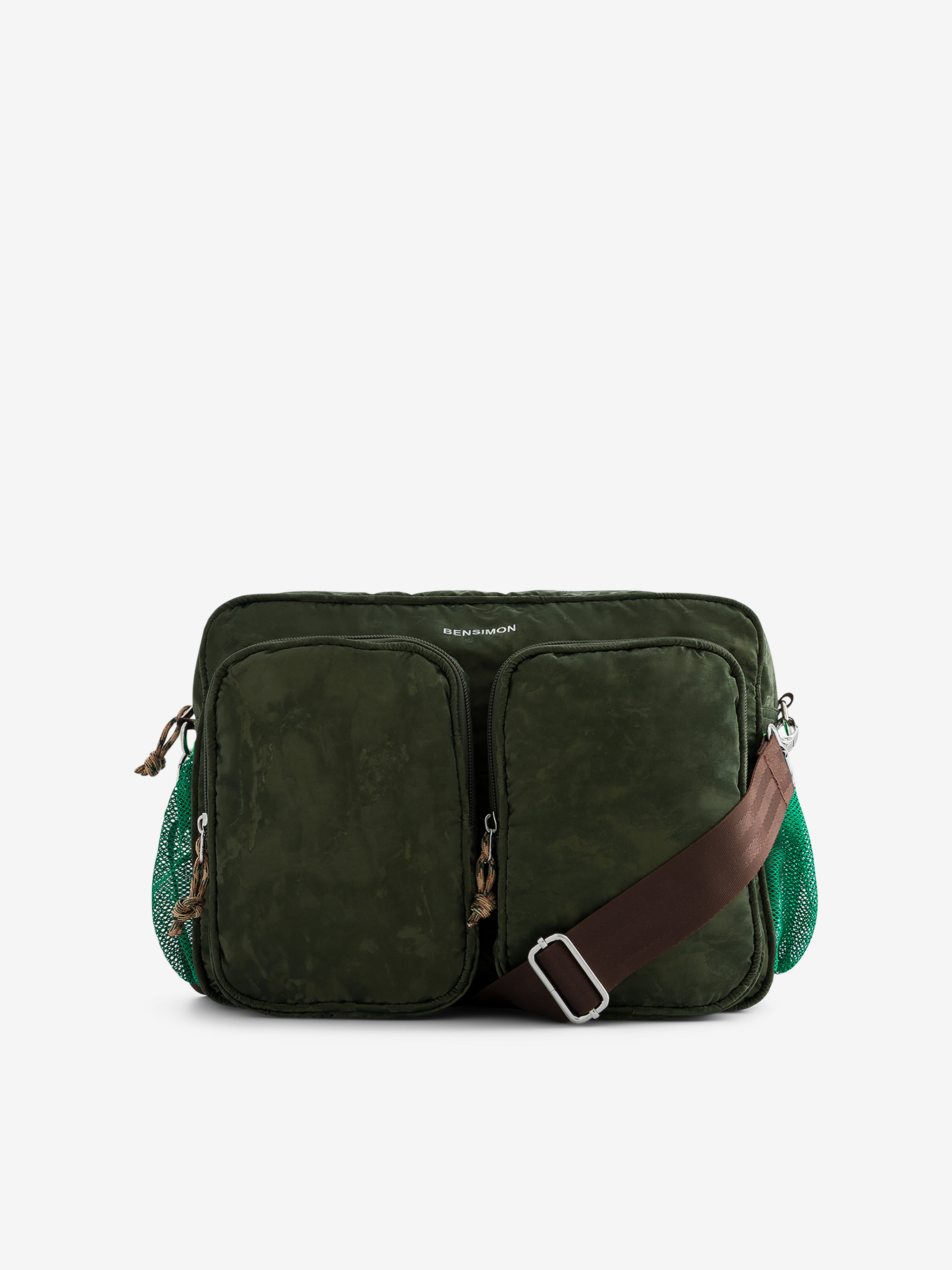 CROSS BODY BAG ORTONA  Militaire , Sacs & Bagages Bensimon