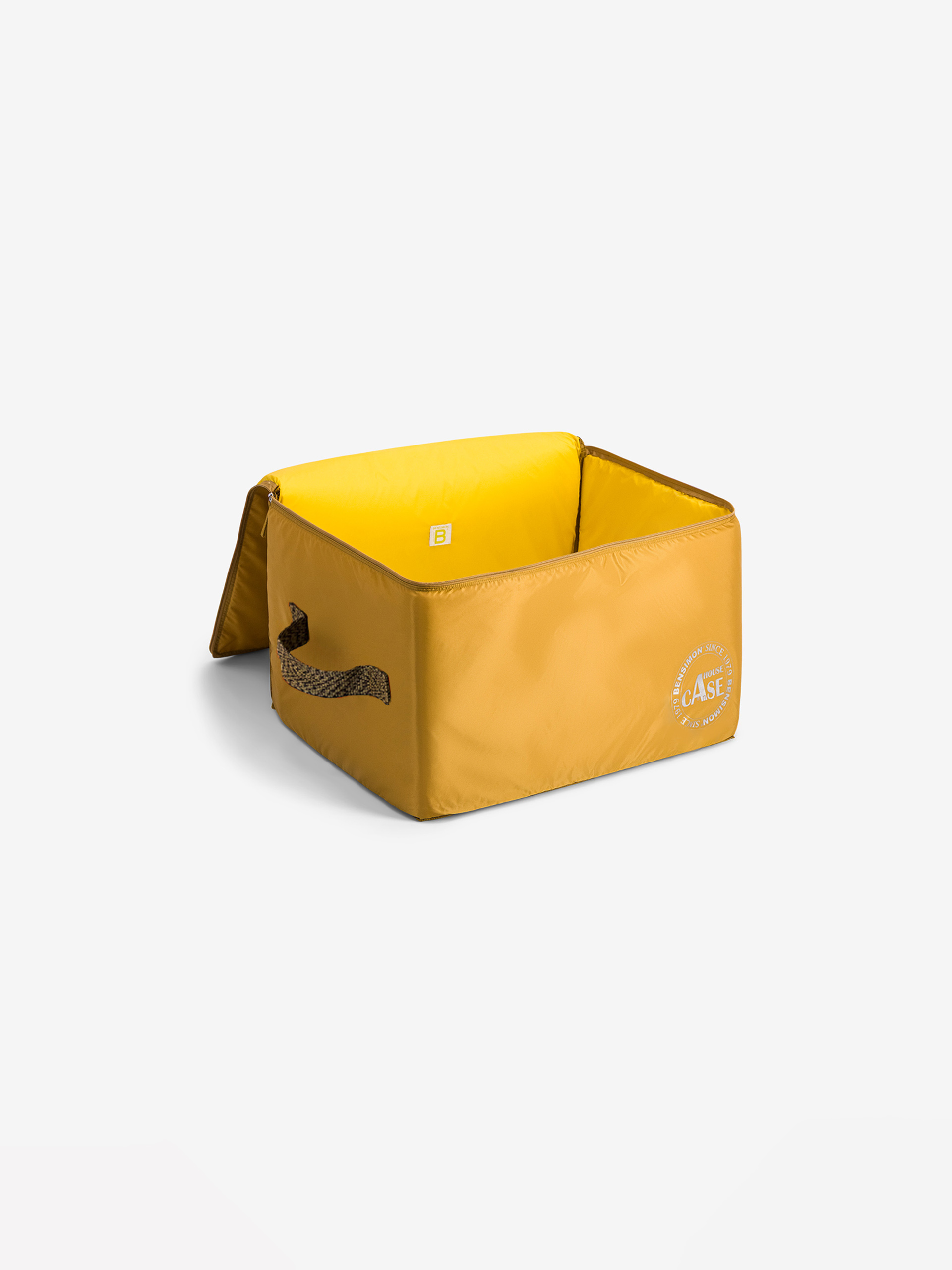 HOUSE CASE NYLON M  Camel , Maison Bensimon
