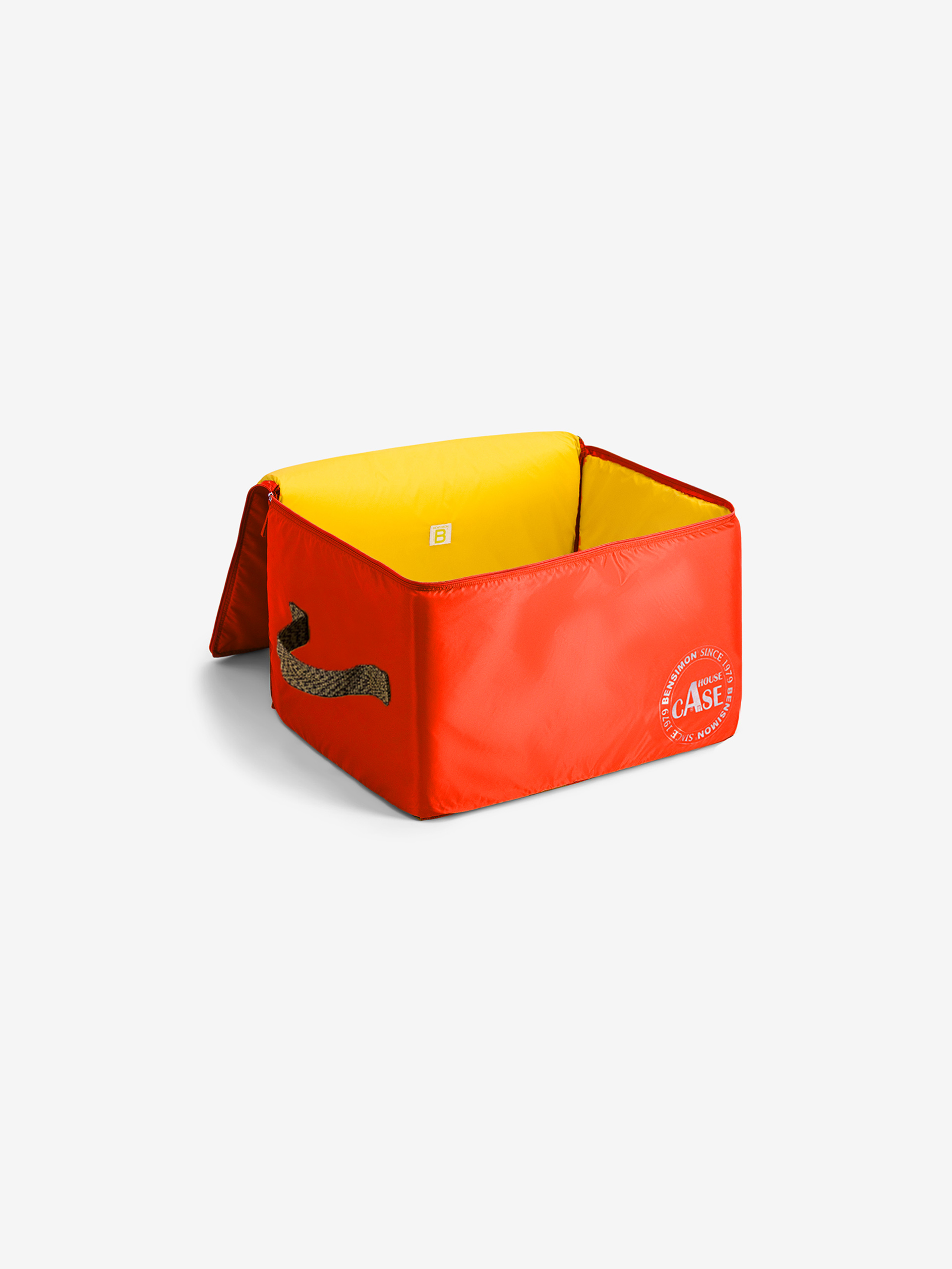HOUSE CASE NYLON M  Orange , Maison Bensimon