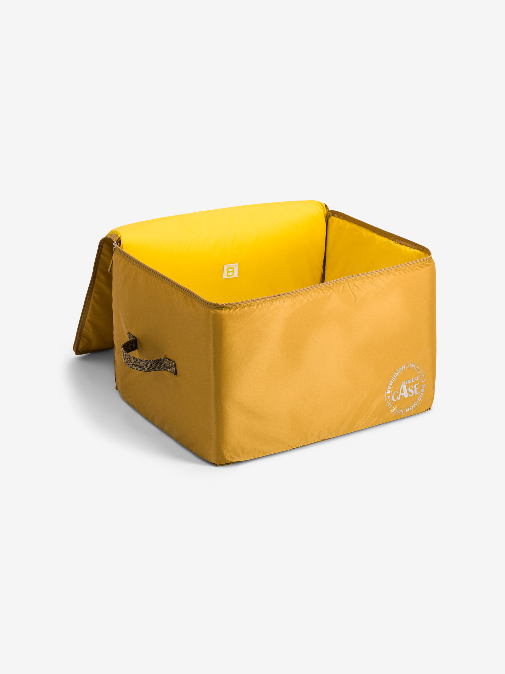 HOUSE CASE NYLON L  Camel , Maison Bensimon