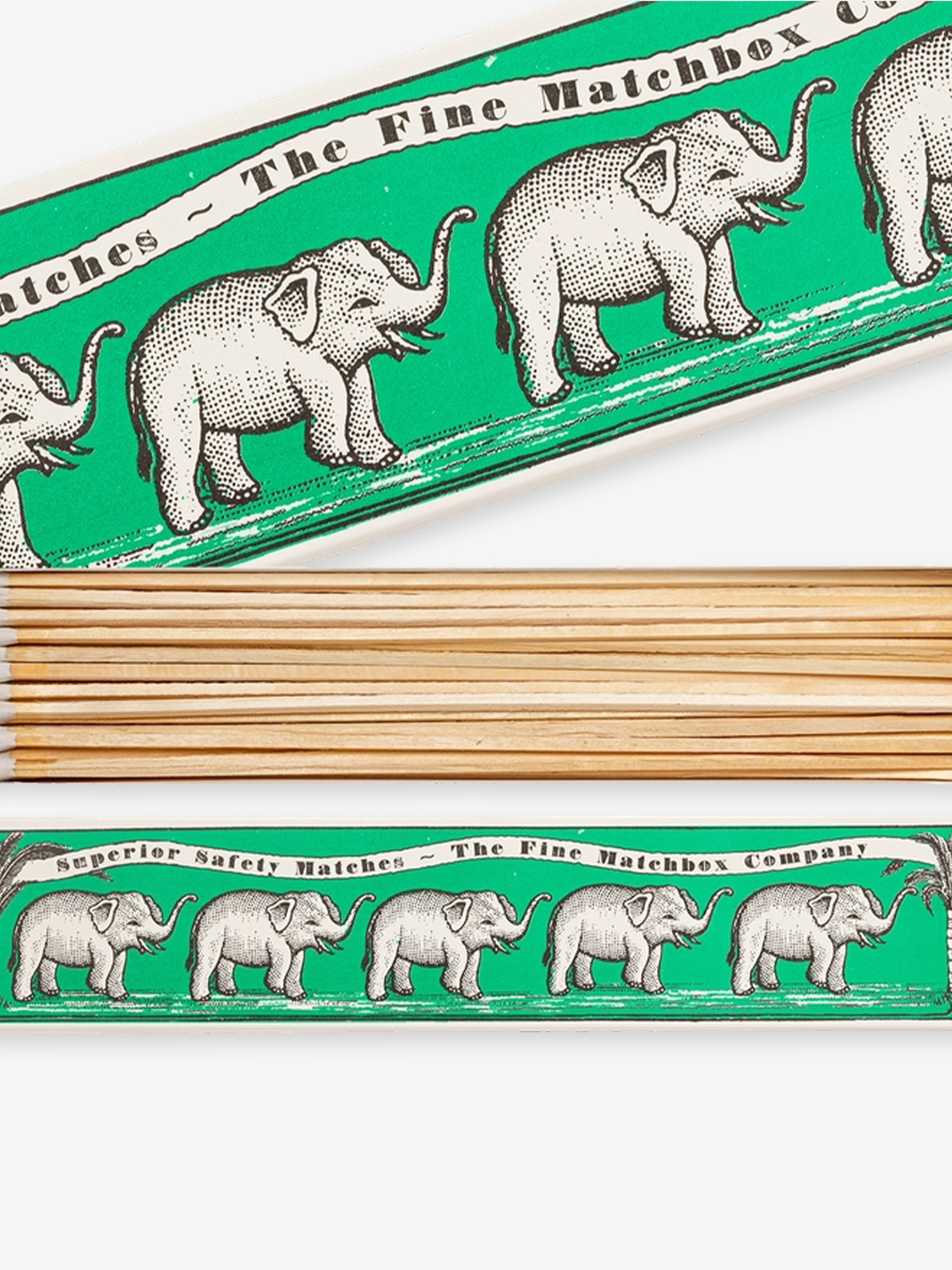ELEPHANTS LONG MATCHES Vert , Maison Bensimon
