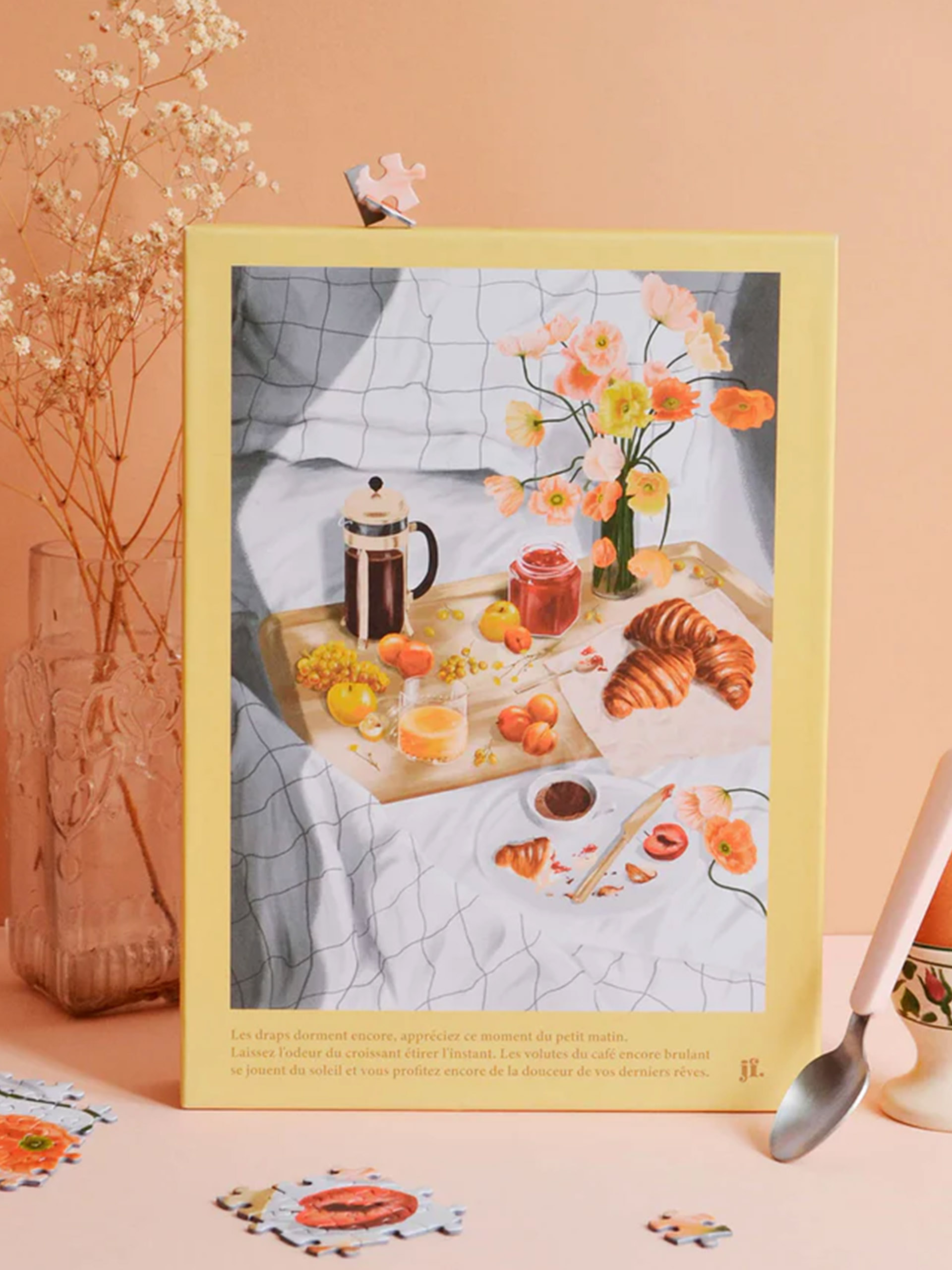 PUZZLE L'OREE DU MATIN 1000 PIECES - JOUR FERIE Beige , Maison Bensimon