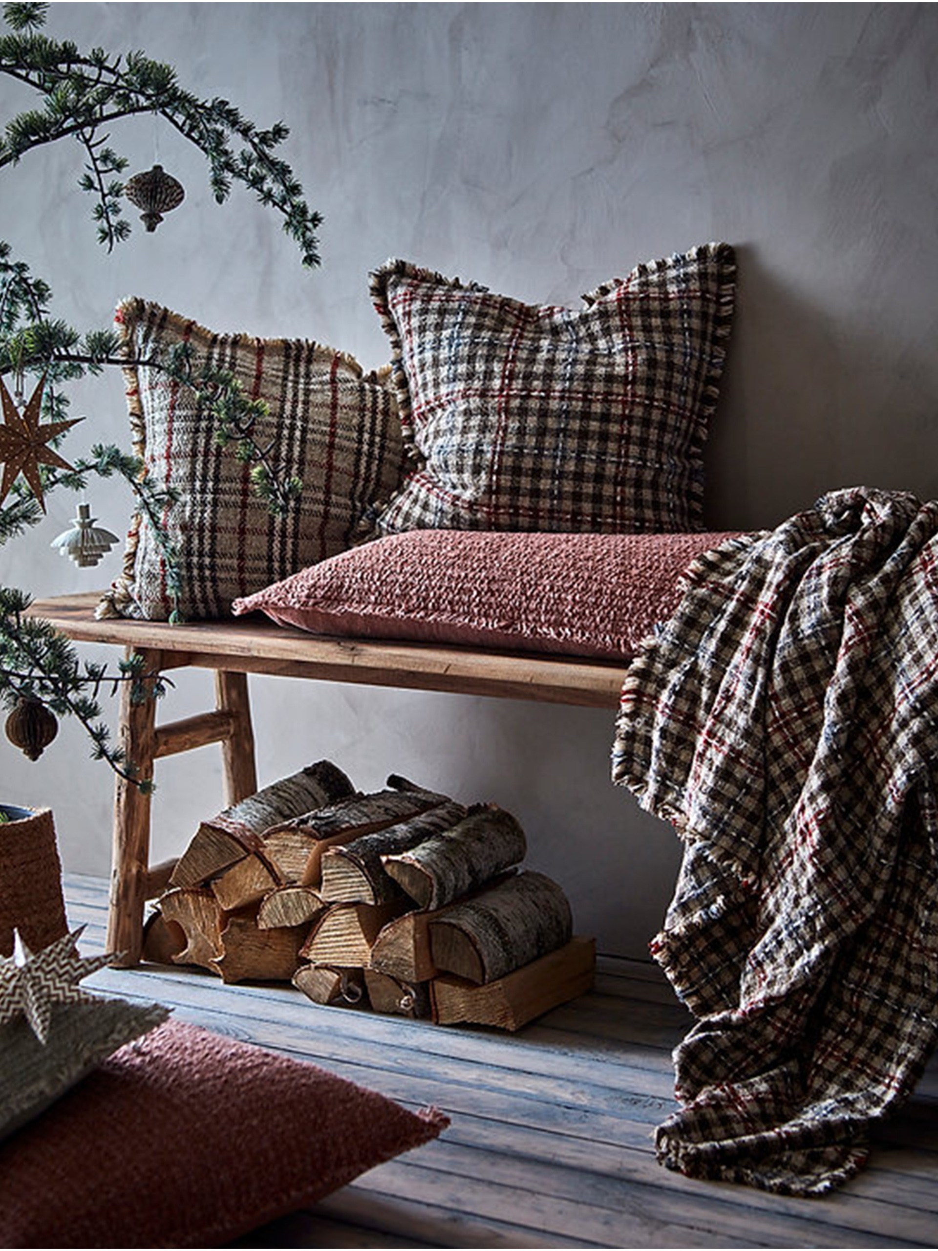 COUSSIN TAGE 50x50 - AFFARI OF SWEDEN Beige , Maison Bensimon