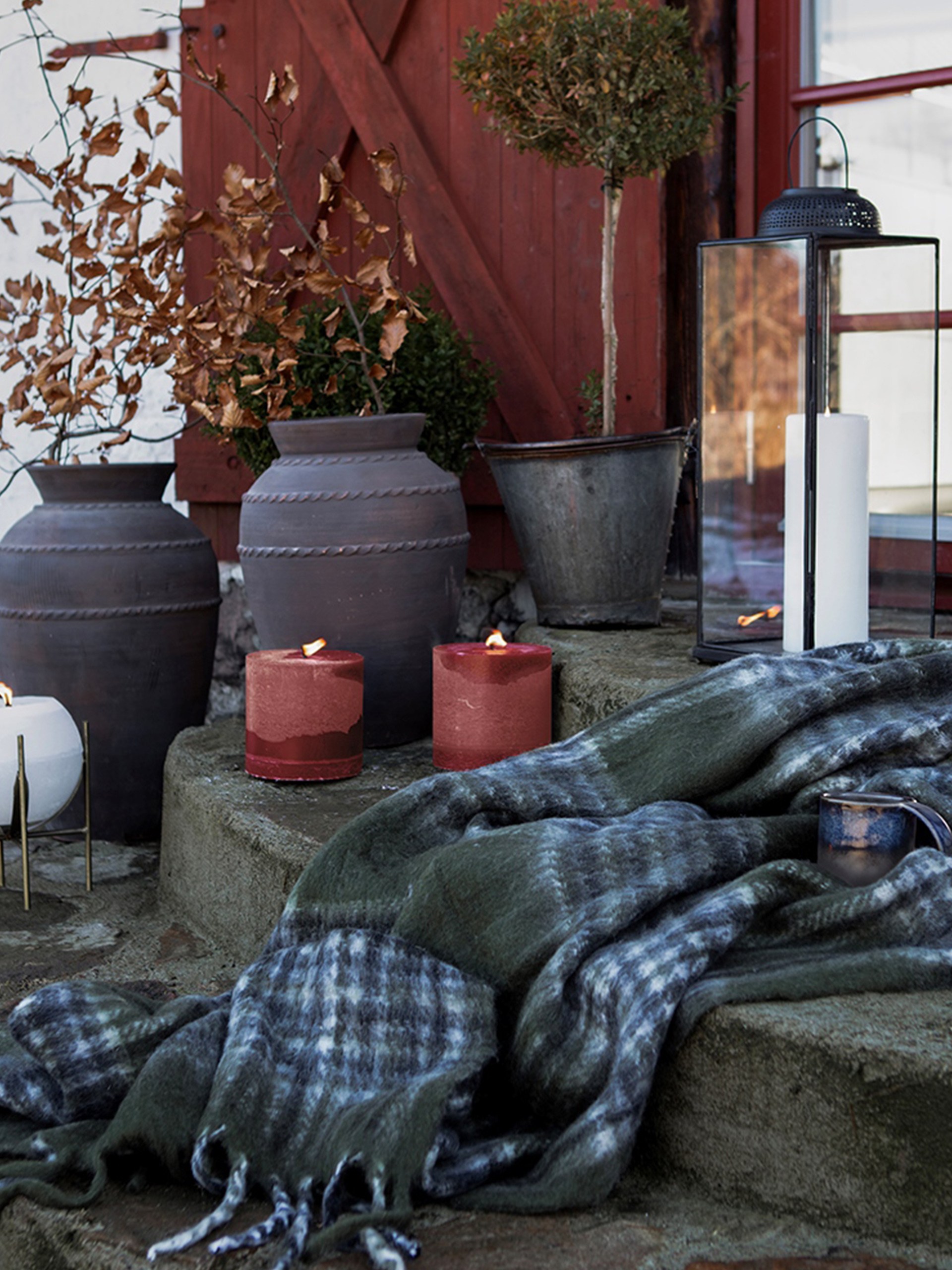 PLAID FRASSE 160X130 - AFFARI OF SWEDEN Vert , Maison Bensimon