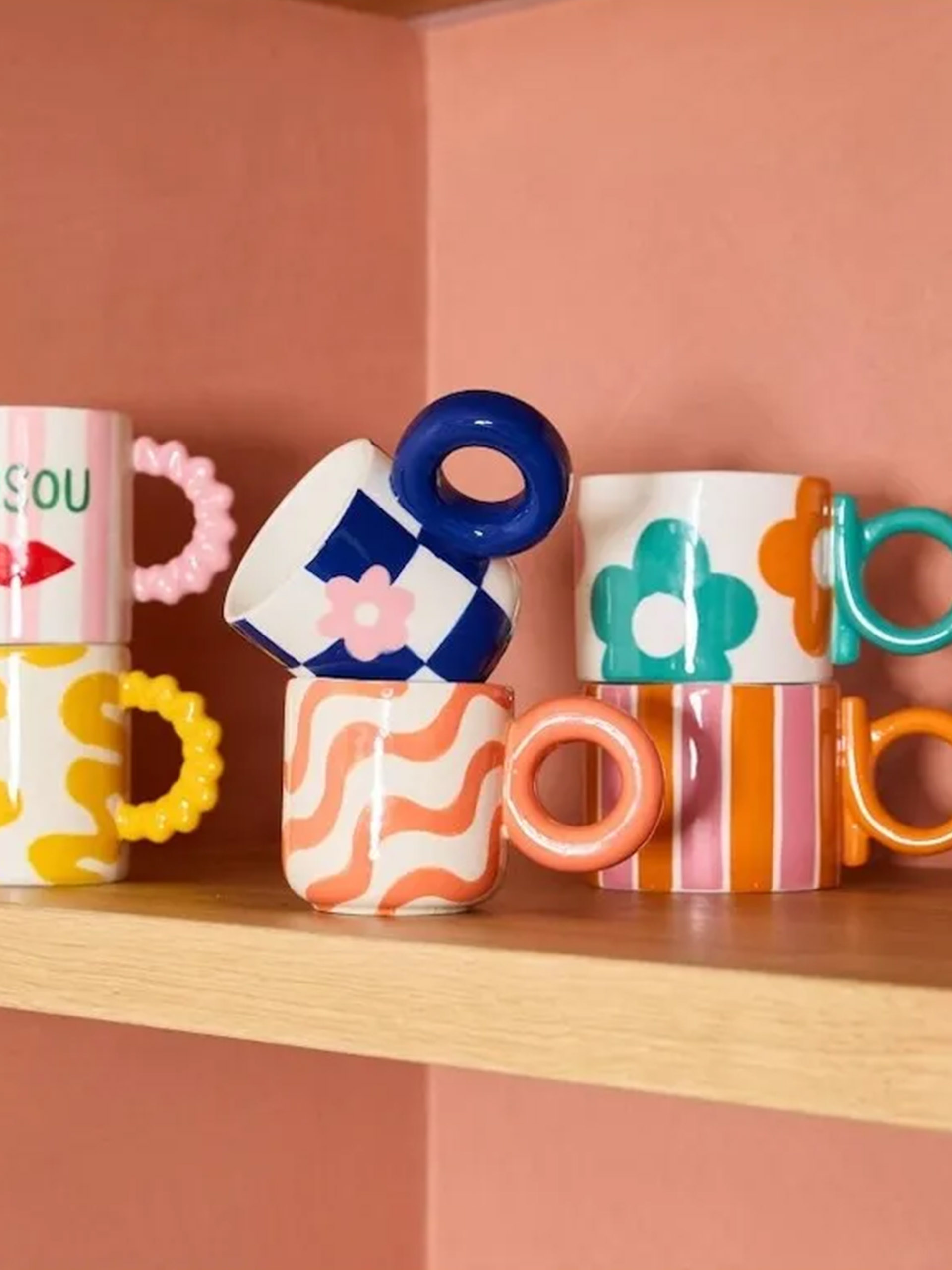 TASSE DANIELA JAUNE - QUE RICO Jaune , Maison Bensimon