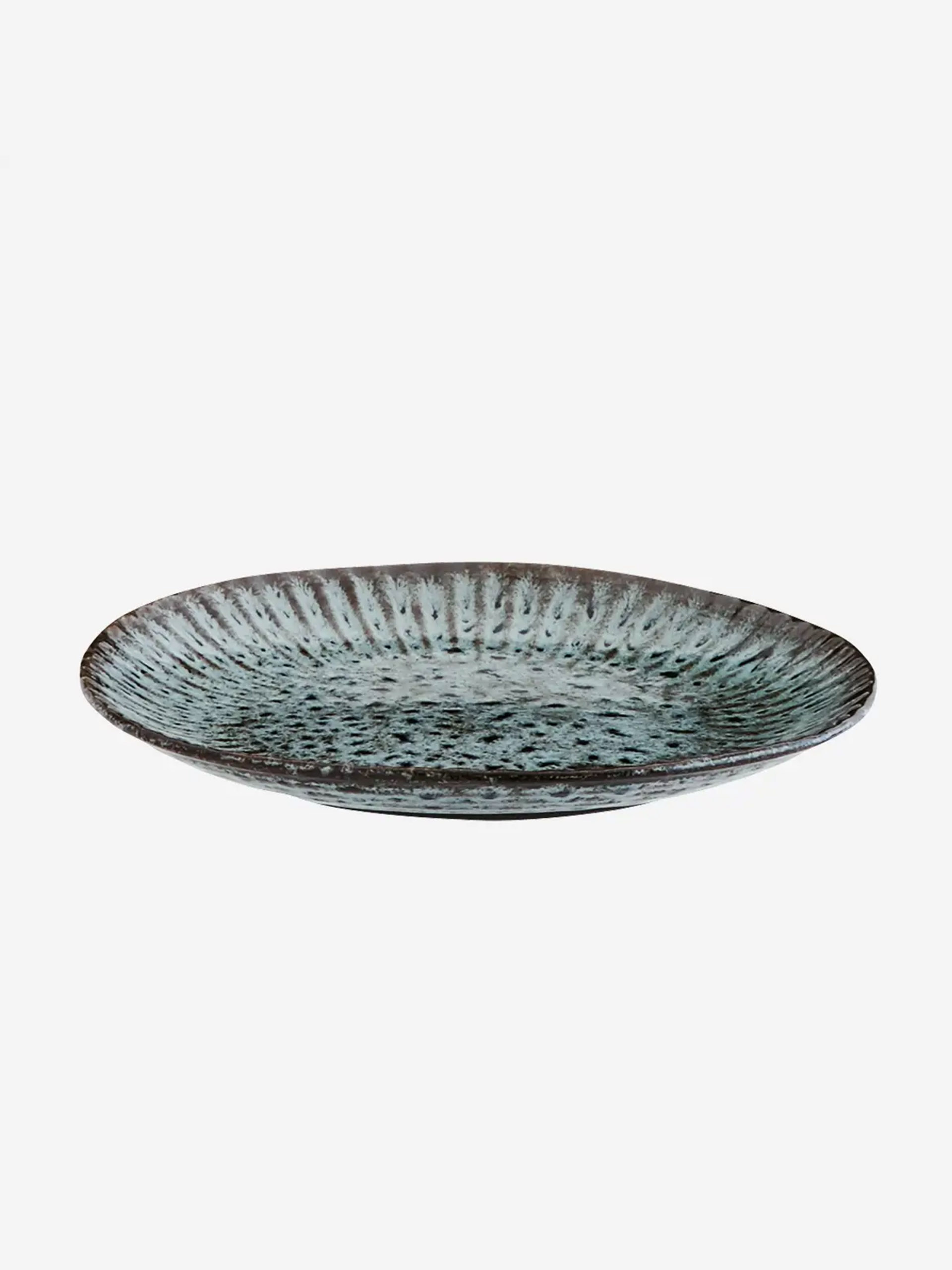 ASSIETTE STONEWARE T.S - MME STOLTZ Bleu , Maison Bensimon