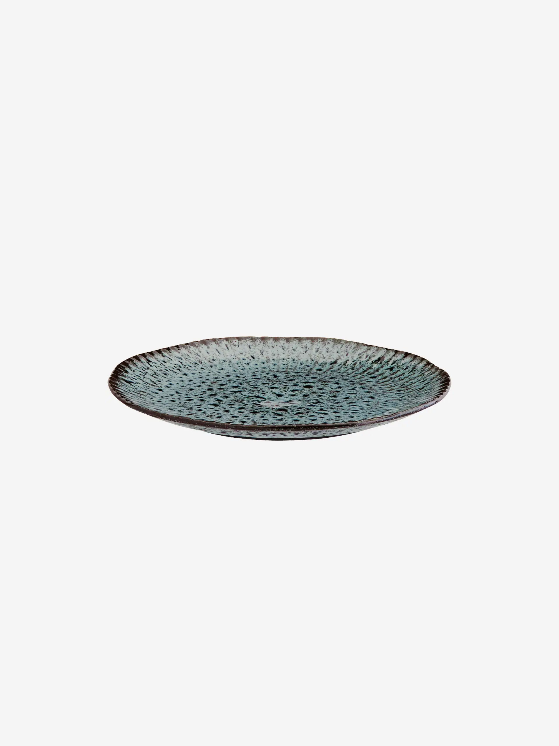 ASSIETTE STONEWARE T.M - MME STOLTZ Bleu , Maison Bensimon