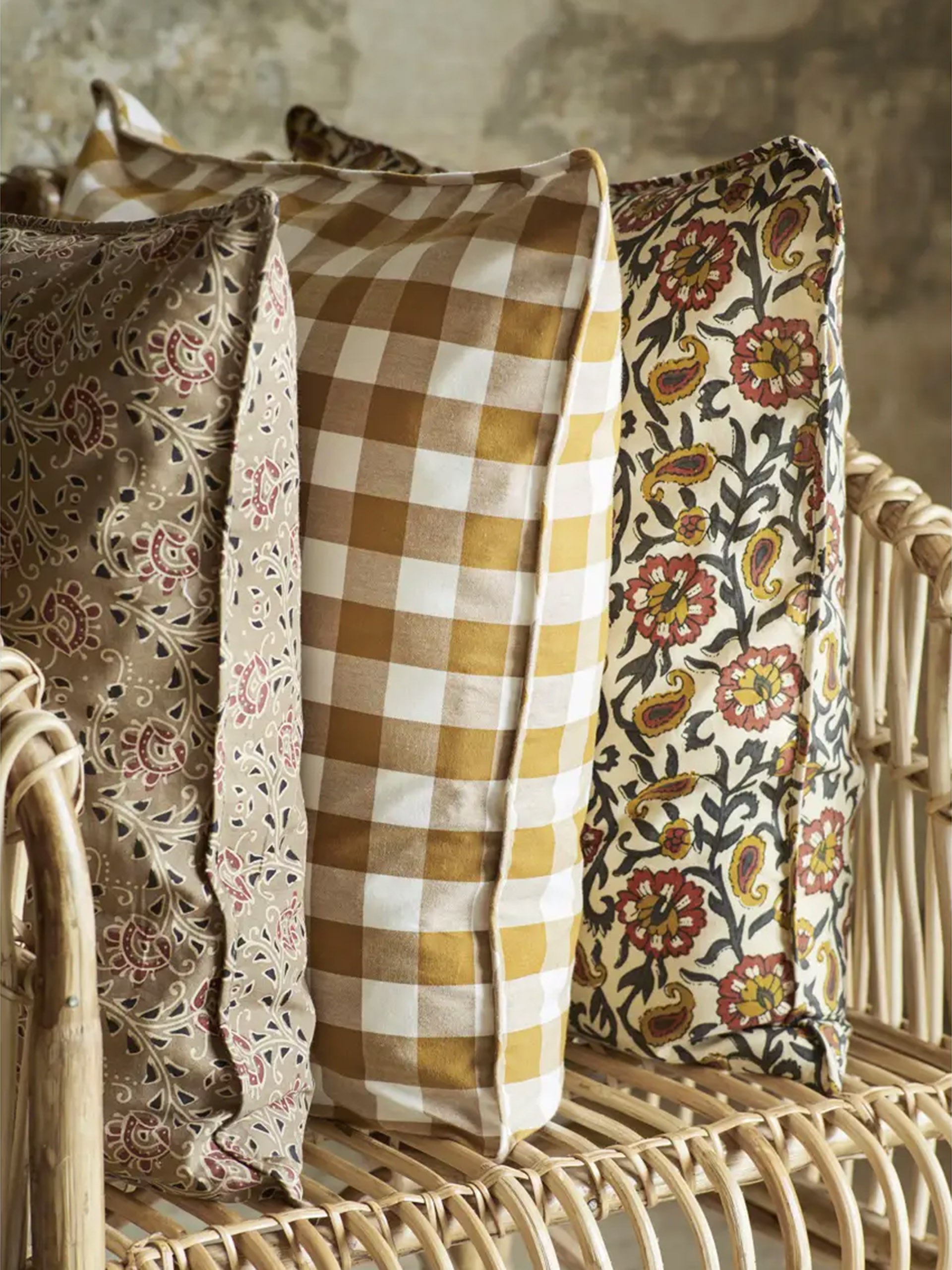 COUSSIN PRINT SABLE 50x50 - MME STOLTZ Sable , Maison Bensimon