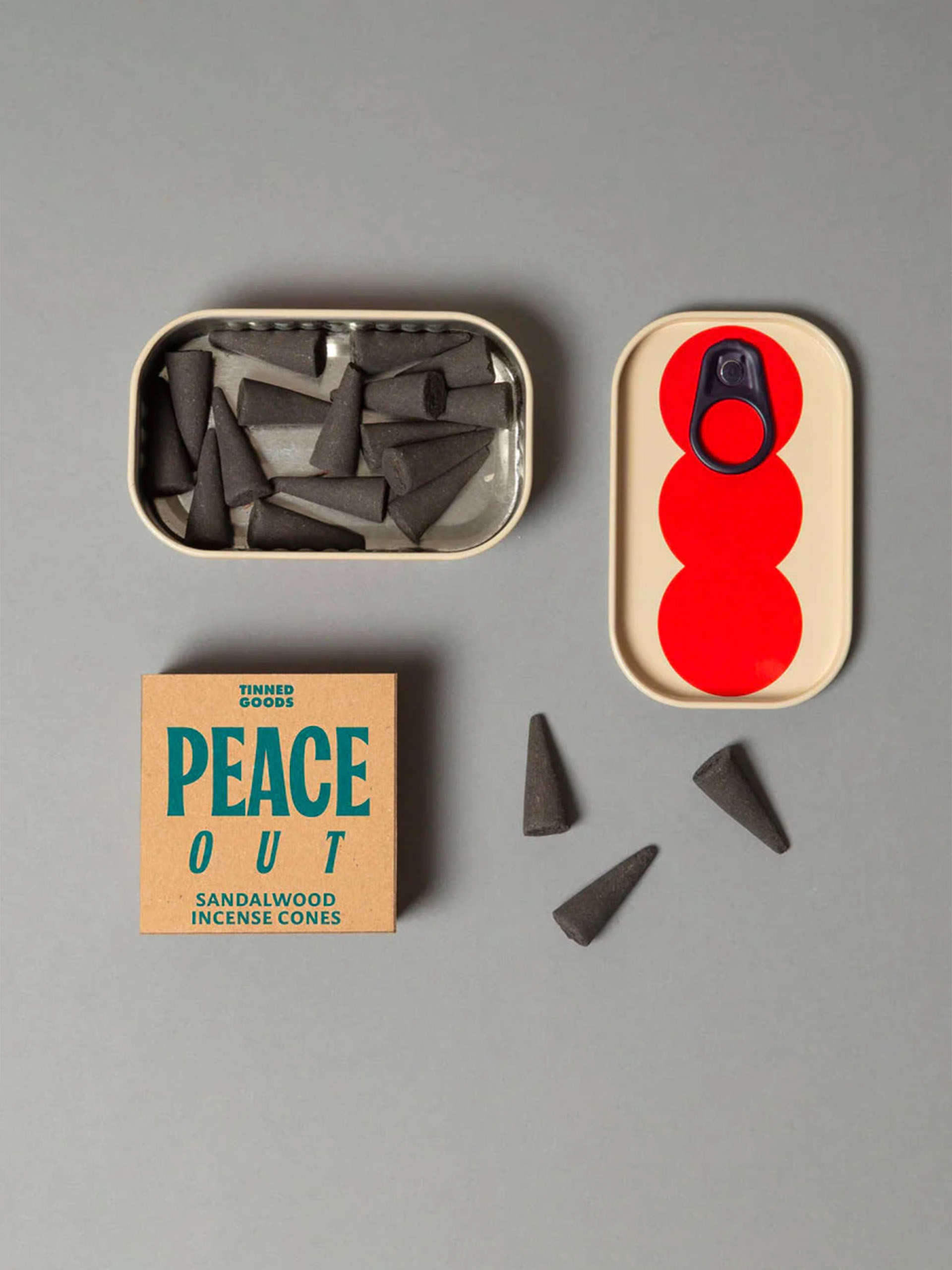 PEACE OUT ENCENS - BLOCK DESIGN Rouge , Maison Bensimon