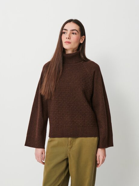 PULL MAGGY  Cacao , Pr&ecirc;t-&agrave;-porter Bensimon