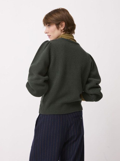 PULL OTHMAN  Militaire , Pr&ecirc;t-&agrave;-porter Bensimon