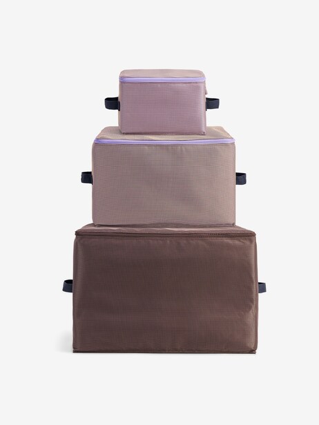 HOUSE CASE MINI CANVA L  Chocolat , Maison Bensimon
