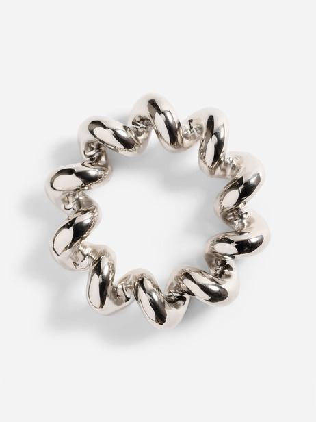 Dessous de plat Twist silver - &KLEVERING  Chrome , Maison Bensimon