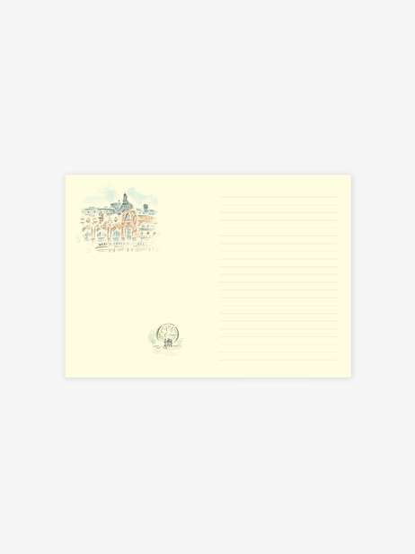 CARNET TOUR EIFFEIL - MARKS EUROPE  Blanc , Maison Bensimon