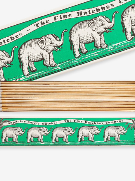 ELEPHANTS LONG MATCHES  Vert , Maison Bensimon
