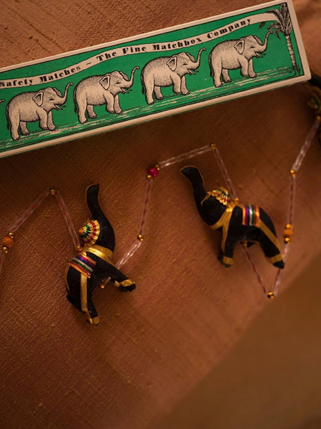 ELEPHANTS LONG MATCHES  Vert , Maison Bensimon