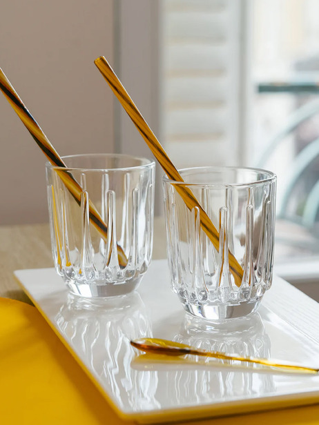 LOT DE 4 GOBELETS 550 ANS - LA ROCHERE  Transparent , Maison Bensimon