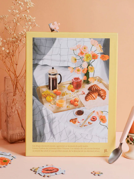 PUZZLE L'OREE DU MATIN 1000 PIECES - JOUR FERIE  Beige , Maison Bensimon