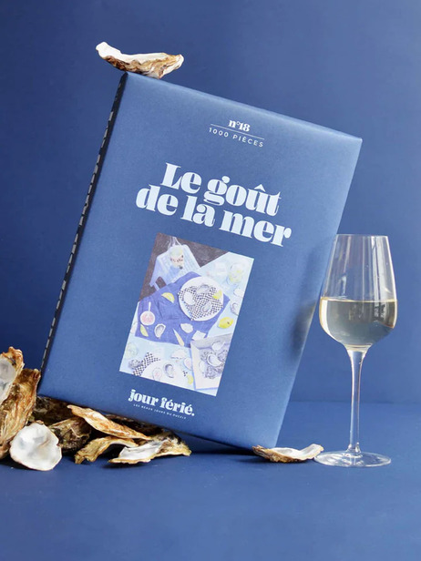 PUZZLE LE GO&Ucirc;T DE LA MER 1000 PIECES - JOUR FERIE  Bleu , Maison Bensimon