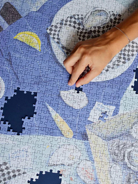 PUZZLE LE GOÛT DE LA MER 1000 PIECES - JOUR FERIE  Bleu , Maison Bensimon