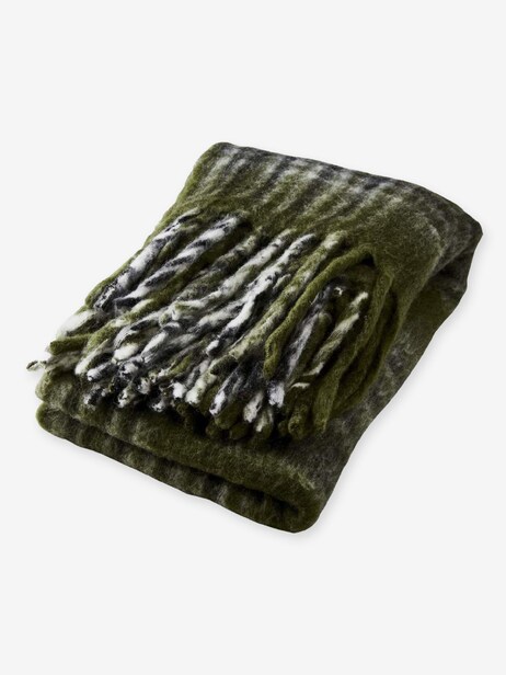 PLAID FRASSE 160X130 - AFFARI OF SWEDEN  Vert , Maison Bensimon