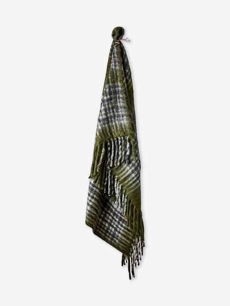 PLAID FRASSE 160X130 - AFFARI OF SWEDEN  Vert , Maison Bensimon