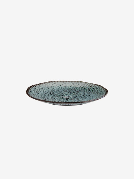 ASSIETTE STONEWARE T.M - MME STOLTZ  Bleu , Maison Bensimon