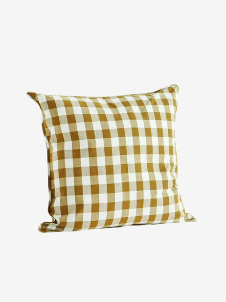 COUSSIN VICHY 50x50 - MME STOLTZ  Moutarde , Maison Bensimon