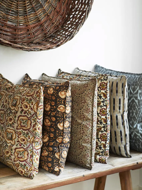 COUSSIN PRINT SABLE 50x50 - MME STOLTZ  Sable , Maison Bensimon