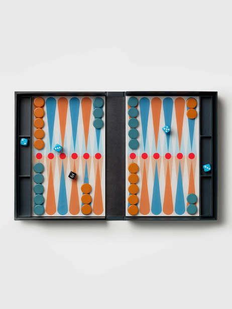 ART OF BACKGAMMON - PRINTWORK  Orange , Maison Bensimon