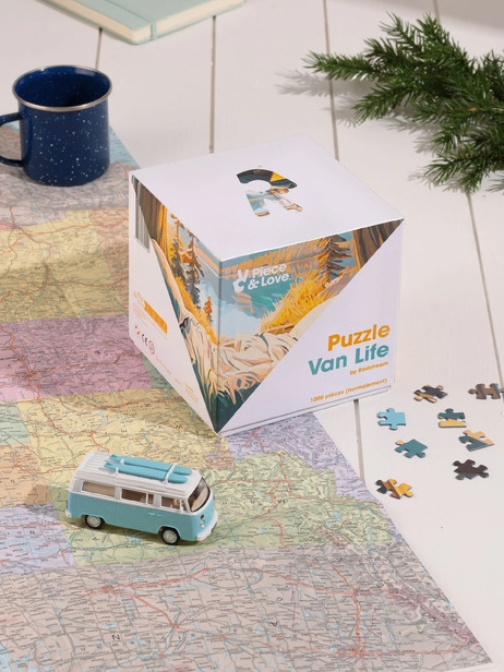 PUZZLE VAN LIFE 1000 PIECES - PIECE & LOVE  Multicolore , Maison Bensimon