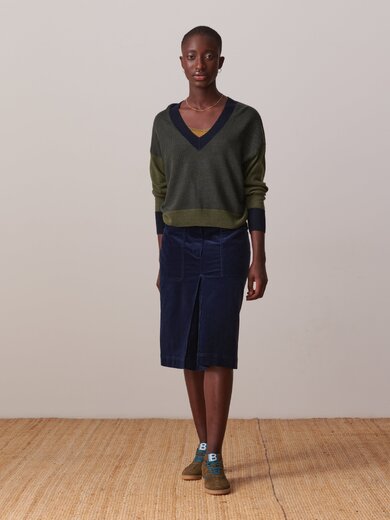 PULL ORSO  Militaire , Pr&ecirc;t-&agrave;-porter Bensimon