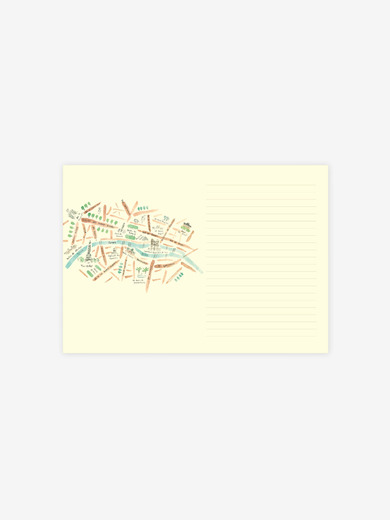 CARNET TOUR EIFFEIL - MARKS EUROPE  Blanc , Maison Bensimon