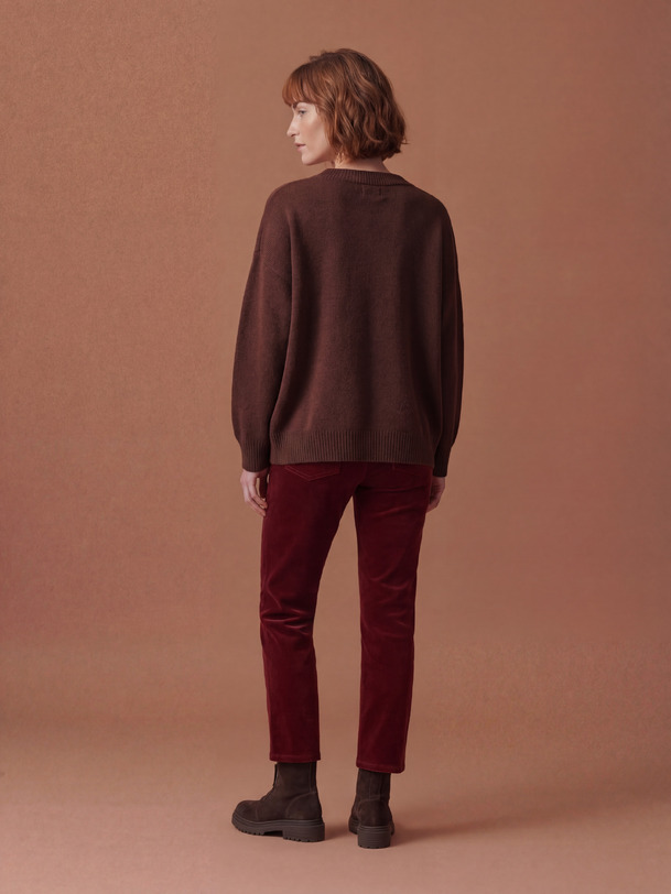 PULL OUDAI Cacao , Prêt-à-porter Bensimon