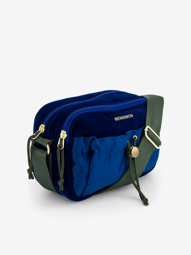 CROSS BODYBAG MADRAS  Azur , Sacs & Bagages Bensimon