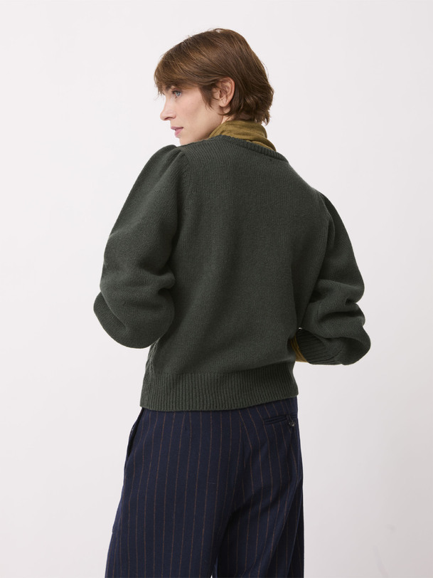 PULL OTHMAN  Militaire , Pr&ecirc;t-&agrave;-porter Bensimon