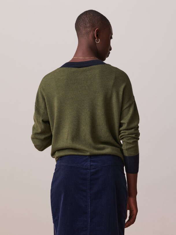 PULL ORSO  Militaire , Pr&ecirc;t-&agrave;-porter Bensimon