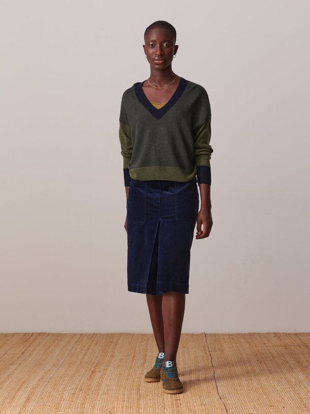 PULL ORSO  Militaire , Pr&ecirc;t-&agrave;-porter Bensimon