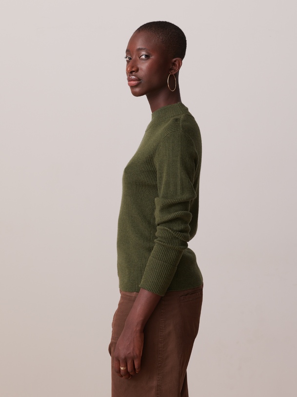 PULL OLIN  Militaire , Pr&ecirc;t-&agrave;-porter Bensimon