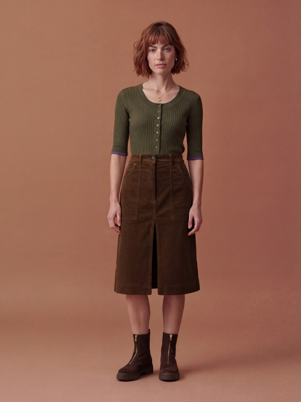 PULL OREN  Militaire , Pr&ecirc;t-&agrave;-porter Bensimon