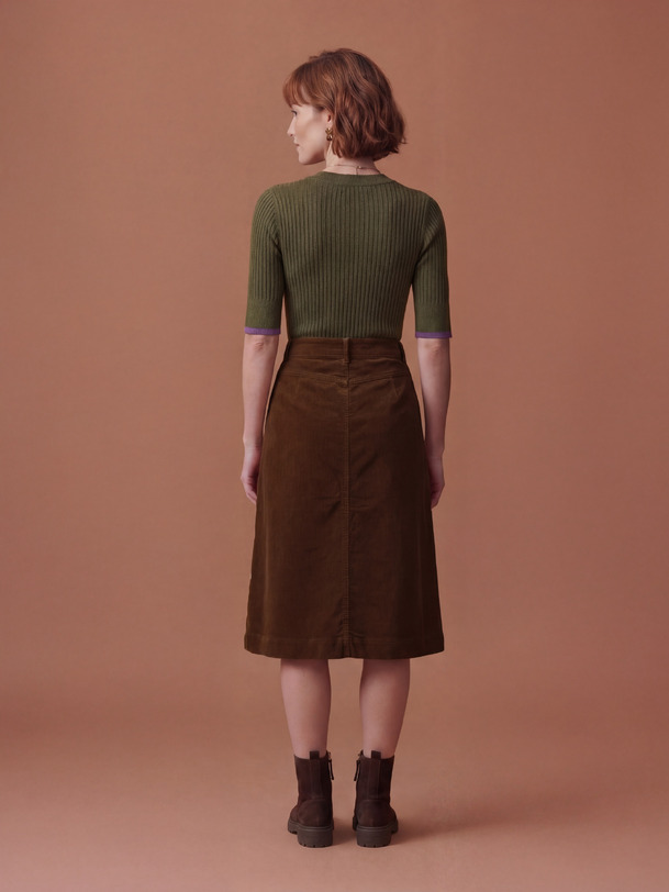 PULL OREN  Militaire , Pr&ecirc;t-&agrave;-porter Bensimon
