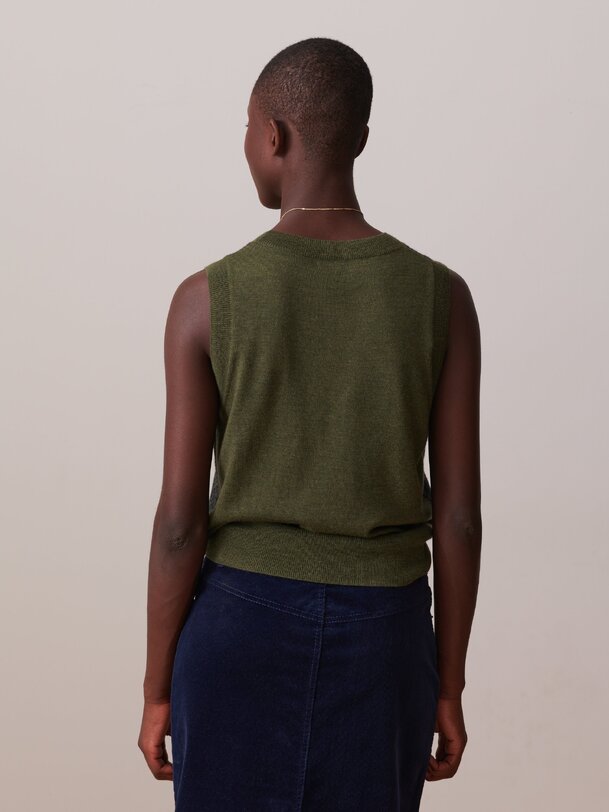 PULL OLIA Militaire , Prêt-à-porter Bensimon