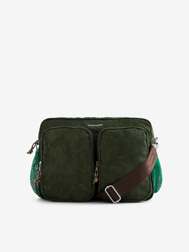 CROSS BODY BAG ORTONA  Militaire , Sacs & Bagages Bensimon