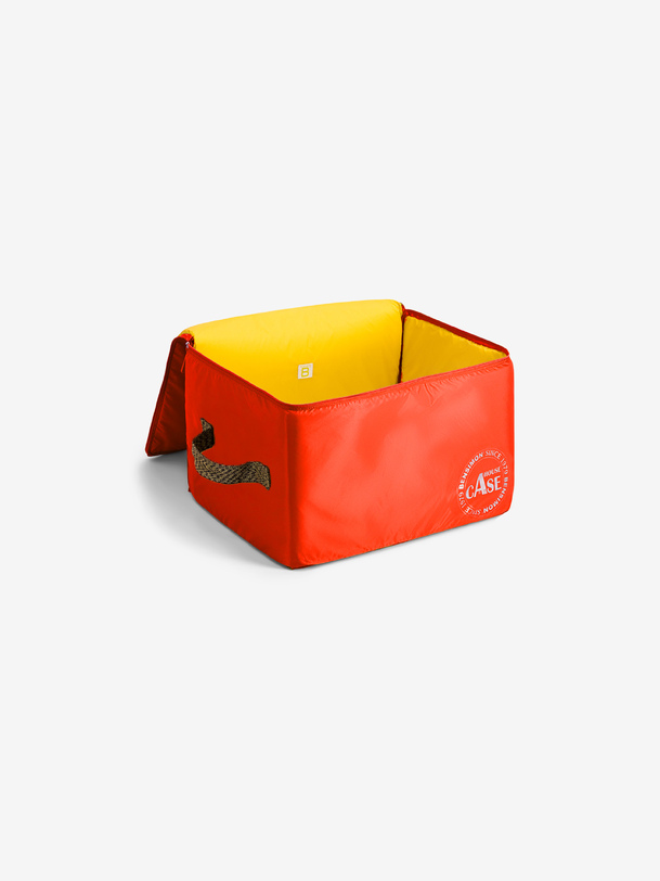 HOUSE CASE NYLON M  Orange , Maison Bensimon