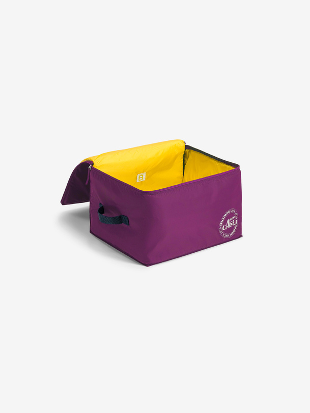 HOUSE CASE NYLON M  Aubergine , Maison Bensimon