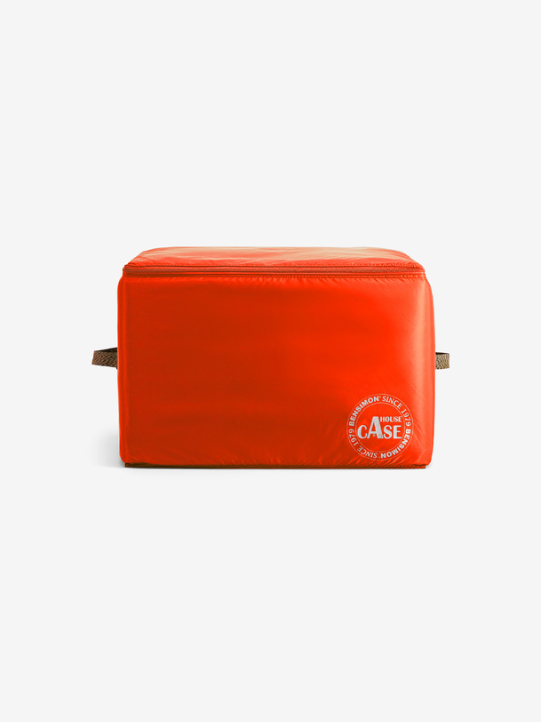 HOUSE CASE NYLON L  Orange , Maison Bensimon